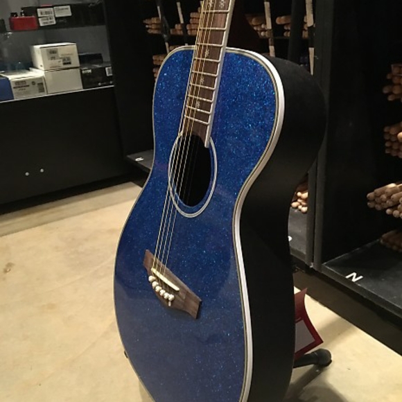 Daisy Rock Pixie Blue Sparkle Guitar - Picture 2 of 3